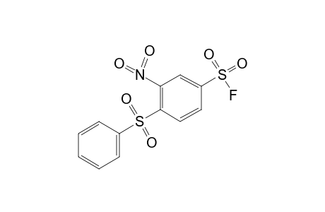 3-nitro-4-(phenylsulfonyl)benzenesulfonyl fluoride