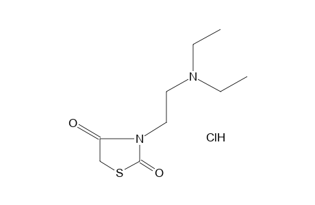 3-[2-(diethylamino)ethyl]-2,4-thiazolidinedione, hydrochloride