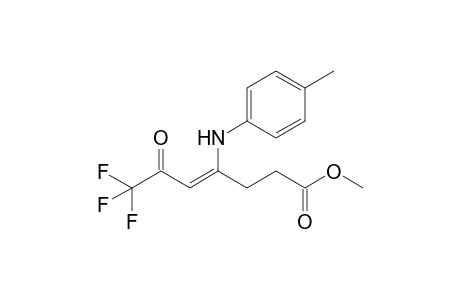METHYL-4-PARA-TOLYLAMINO-6-OXO-7,7,7-TRIFLUORO-4-HEPTENOATE