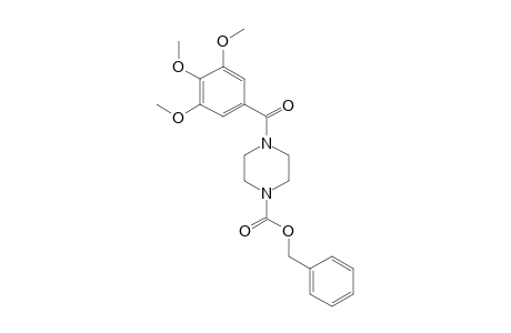 4-(3,4,5-Trimethoxybenzoyl)-1-piperazinecarboxylic acid, benzyl ester