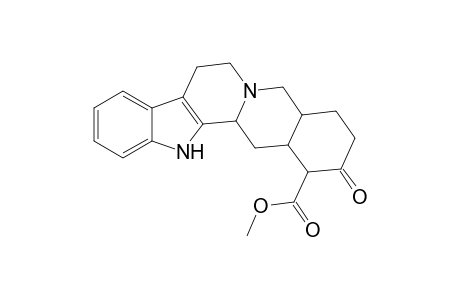 Yohimban-16-carboxylic acid, 17-oxo-, methyl ester, (16.alpha.)-