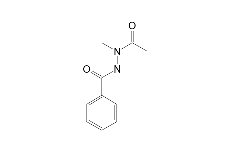 1-acetyl-2-benzoyl-1-methylhydrazine