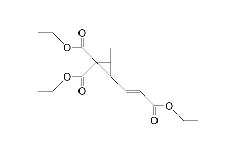 cis-3-(2-Ethoxycarbonyl-vinyl)-2-methyl-1,1-cyclopropanedicarboxylic acid, diethyl ester