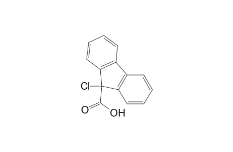 9-Chloranylfluorene-9-carboxylic acid