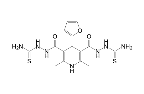 2,2'-{[4-(furan-2-yl)-2,6-dimethyl-1,4-dihydropyridine-3,5-diyl]dicarbonyl}dihydrazinecarbothioamide