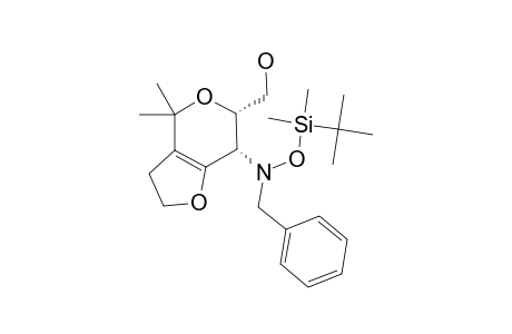 (CIS)-[(6S,7S)-8-[BENZYL-(TERT.-BUTYLDIMETHYLSILOXY)-AMINO]-4,4-DIMETHYL-3,4,6,7-TETRAHYDRO-2H-FURO-[3,2-C]-PYRAN-6-YL]-METHANOL