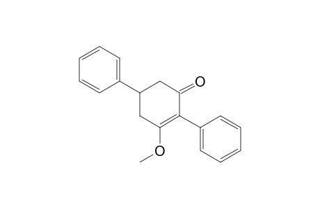 2,5-diphenyl-3-methoxy-2-cyclohexen-1-one