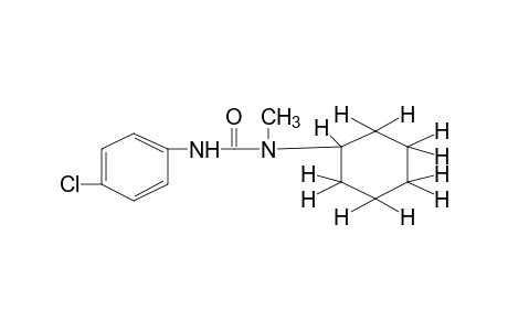 3-(p-chlorophenyl)-1-cyclohexyl-1-methylurea