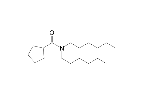 Cyclopentanecarboxamide, N,N-dihexyl-