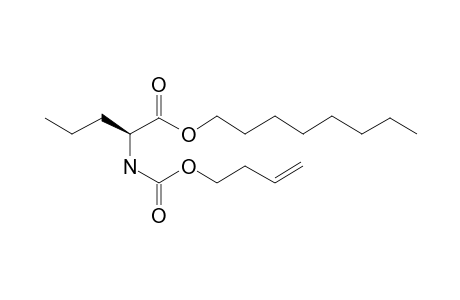 L-Norvaline, N-(but-3-en-1-yloxycarbonyl)-, octyl ester