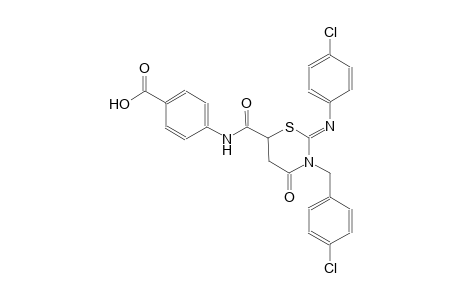 4-[({(2Z)-3-(4-chlorobenzyl)-2-[(4-chlorophenyl)imino]-4-oxotetrahydro-2H-1,3-thiazin-6-yl}carbonyl)amino]benzoic acid