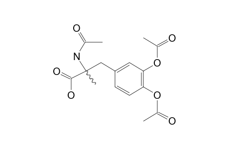 N-Acetyl-3-(3,4-diacetoxyphenyl)-2-methyl-dl-alanine