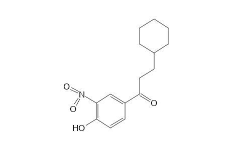 3-cyclohexyl-4'-hydroxy-3'-nitropropiophenone