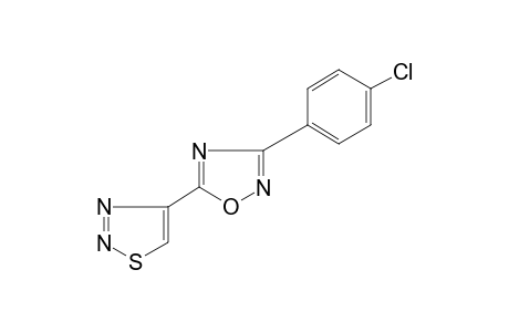 3-(p-chlorophenyl)-5-(1,2,3-thiadiazol-4-yl)-1,2,4-oxadiazole