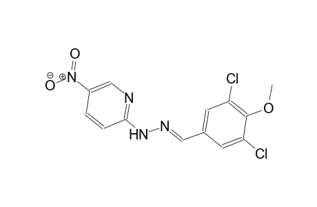 3,5-dichloro-4-methoxybenzaldehyde (5-nitro-2-pyridinyl)hydrazone