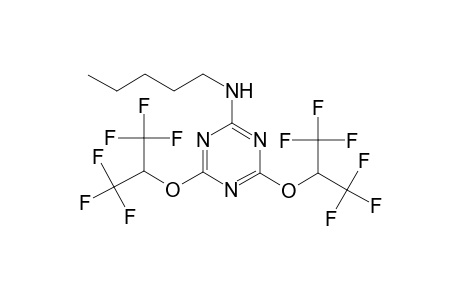 1,3,5-triazin-2-amine, N-pentyl-4,6-bis[2,2,2-trifluoro-1-(trifluoromethyl)ethoxy]-