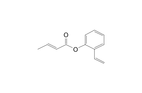 (2-ethenylphenyl) (E)-but-2-enoate