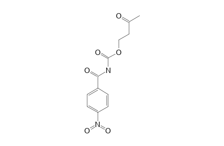 (p-nitrobenzoyl)carbamic acid, 3-oxobutyl ester