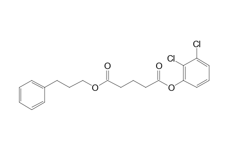 Glutaric acid, 2,3-dichlorophenyl 3-phenylpropyl ester