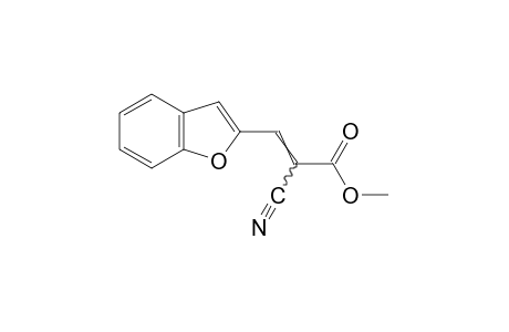 alpha-cyano-2-benzofuranacrylic acid, methyl ester