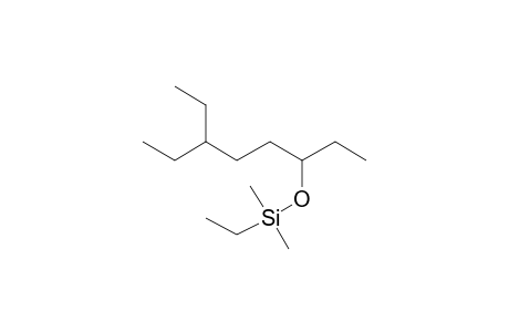 3-Ethyl-6-ethyl(dimethyl)silyloxyoctane