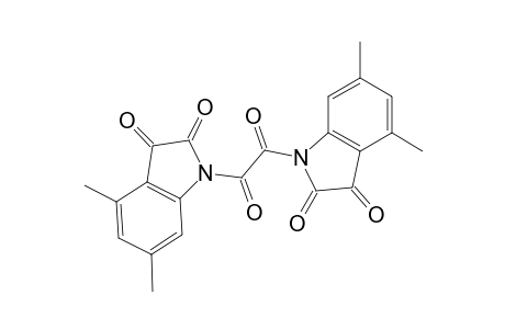 1H-Indole-2,3-dione, 1,1'-(1,2-dioxo-1,2-ethanediyl)bis[4,6-dimethyl-