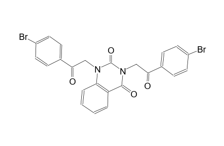 2,4(1H,3H)-quinazolinedione, 1,3-bis[2-(4-bromophenyl)-2-oxoethyl]-