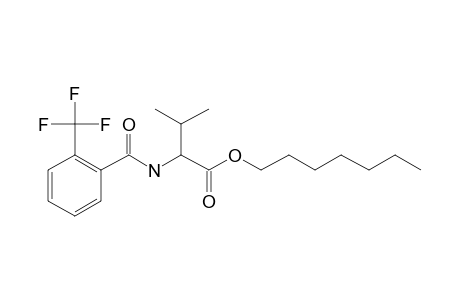 L-Valine, N-(2-trifluoromethylbenzoyl)-, heptyl ester