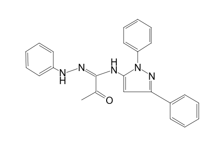 N-(1,3-diphenylpyrazol-5-yl)pyruvamide, 1-phenylhydrazone