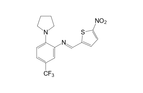 1-{2-[(5-NITRO-2-THENYLIDENE)AMINO]-alpha,alpha,alpha-TRIFLUORO-p-TOLYL}PYRROLIDINE