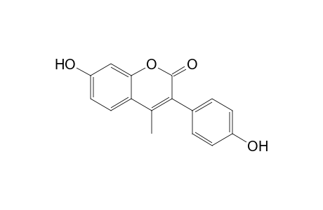 7-Hydroxy-3-(4'-hydroxyphenyl)-4-methylcoumarin