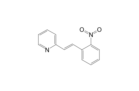 Pyridine, 2-(2-(2-nitrophenyl)ethenyl)-, trans