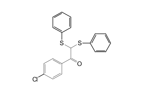 (p-chlorophenyl)glyoxal, 1-(diphenyl mercaptal)