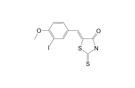 Thiazolidin-4-one, 5-(3-iodo-4-methoxybenzylideno)-2-thioxo-