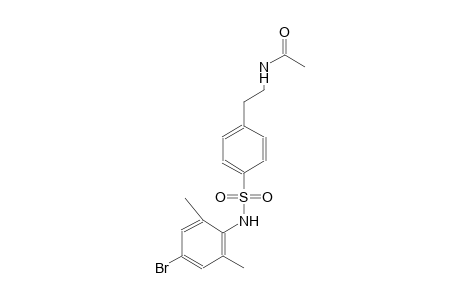 acetamide, N-[2-[4-[[(4-bromo-2,6-dimethylphenyl)amino]sulfonyl]phenyl]ethyl]-