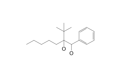 2-(t-Butyl)-1-phenylheptane-1,2-diol