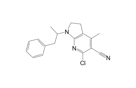1-(.beta.-phenylisopropyl)-4-methyl-5-cyano-6-chloro-7-azaindoline