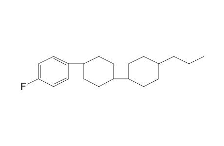 1-Fluoranyl-4-[4-(4-propylcyclohexyl)cyclohexyl]benzene