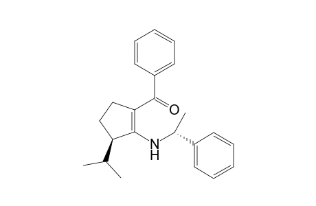 phenyl-[(3R)-2-[[(1R)-1-phenylethyl]amino]-3-propan-2-yl-1-cyclopentenyl]methanone