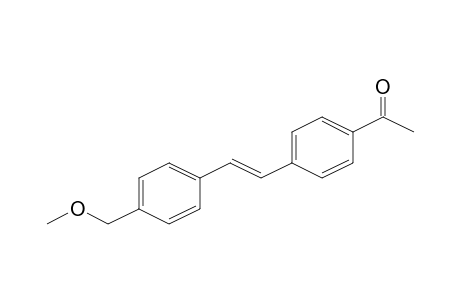 1-[4-[(E)-2-[4-(methoxymethyl)phenyl]vinyl]phenyl]ethanone