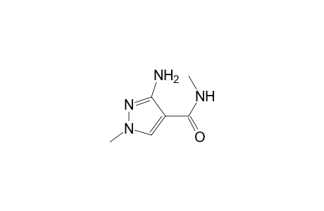 3-amino-N,1-dimethyl-4-pyrazolecarboxamide