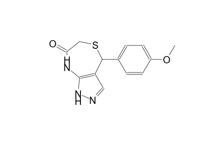 1H-pyrazolo[3,4-e][1,4]thiazepin-7(6H)-one, 4,8-dihydro-4-(4-methoxyphenyl)-