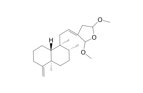 15,16-Epoxy-15,16-dimethoxy-(ent)-cleroda-4(18),12Z-diene