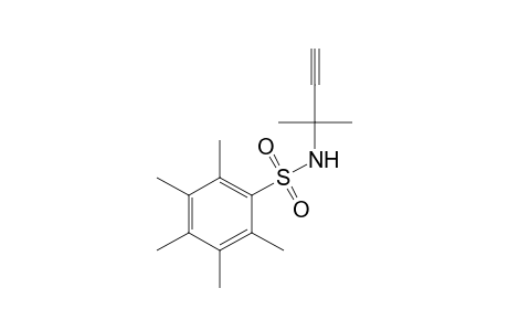 N-(1,1-dimethyl-2-propynyl)-2,3,4,5,6-pentamethylbenzenesulfonamide