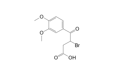 Benzenebutanoic acid, .beta.-bromo-3,4-dimethoxy-.gamma.-oxo-