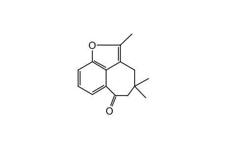 3,4-dihydro-2,4,4-trimethylcyclohepta[cd]benzofuran-6(5H)-one