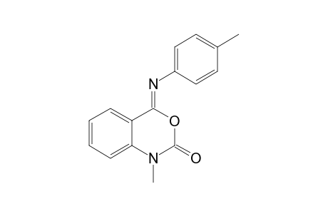 (Z)-1-METHYL-4-(4-TOLYLIMINO)-1,4-DIHYDRO-2H-3,1-BENZOXAZIN-2-ONE