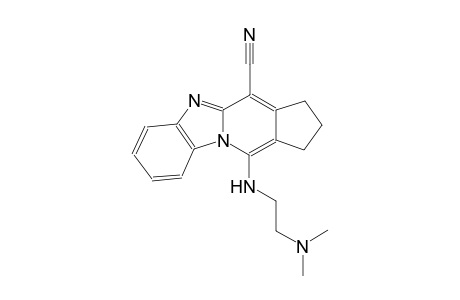 11-{[2-(dimethylamino)ethyl]amino}-2,3-dihydro-1H-cyclopenta[4,5]pyrido[1,2-a]benzimidazole-4-carbonitrile