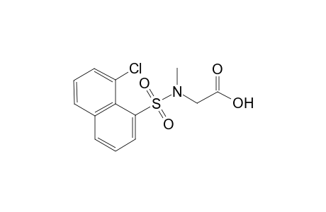 2-(N-methyl8-chloronaphthalene-1-sulfonamido)acetic acid