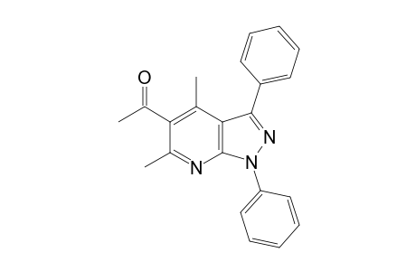 5-ACETYL-4,6-DIMETHYL-1,3-DIPHENYL-PYRAZOLO-[3.4-B]-PYRIDINE